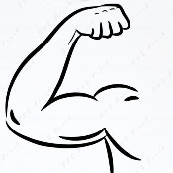 Intra απο ξύλο plywood 3mm-4mm πάχος Bicep , Bodybuilder Arm Δίασταση 15x15 cm INTRAFABR-117738081 - Image 3