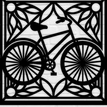 Intra απο ξύλο plywood 3mm-4mm πάχος ποδηλάτου , Δίασταση 40x40 cm INTRAFABR-100419420 - Image 1