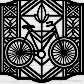 Intra απο ξύλο plywood 3mm-4mm πάχος ποδηλάτου , Δίασταση 40x40 cm INTRAFABR-100418827 - Image 1