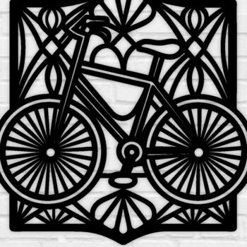 Intra απο ξύλο plywood 3mm-4mm πάχος ποδηλάτου , Δίασταση 40x40 cm INTRAFABR-100418878 - Image 1