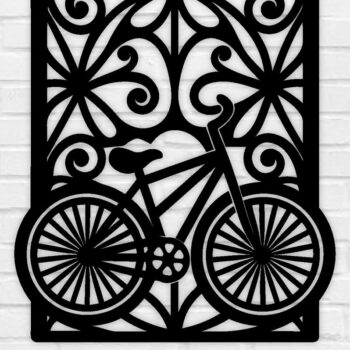 Intra απο ξύλο plywood 3mm-4mm πάχος ποδηλάτου , Δίασταση 40x40 cm INTRAFABR-100419011 - Image 1