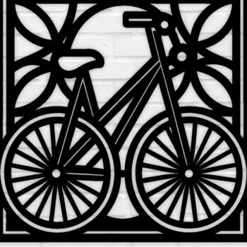 Intra απο ξύλο plywood 3mm-4mm πάχος ποδηλάτου , Δίασταση 40x40 cm INTRAFABR-100419229 - Image 1