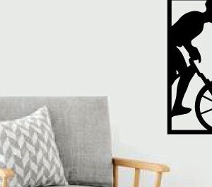 Intra απο ξύλο plywood 3mm-4mm πάχος κοπής με λέιζερ μεταλλικού τοίχου ποδηλάτου Δίασταση 40x40 cm INTRAFABR-79160070