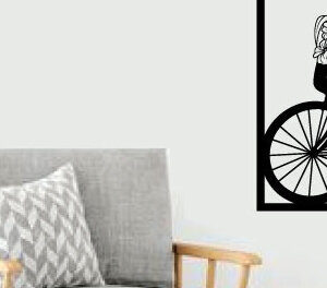 Intra απο ξύλο plywood 3mm-4mm πάχος κοπής με λέιζερ μεταλλικού τοίχου ποδηλάτου Δίασταση 40x40 cm INTRAFABR-79015689