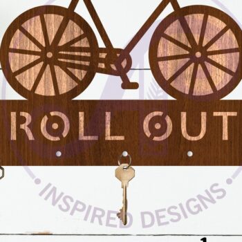 Intra απο ξύλο plywood 3mm-4mm πάχος Σχέδια κλειδαριάς με θέμα το ποδήλατο Δίασταση 12x12 cm INTRAFABR-123652870 - Image 2