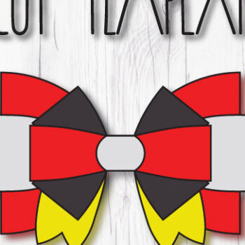 Intra απο ξύλο plywood 3mm-4mm πάχος Πρότυπο μεγάλου τόξου μαλλιών Δίασταση 15x15 cm INTRAFABR-16275207 - Image 2