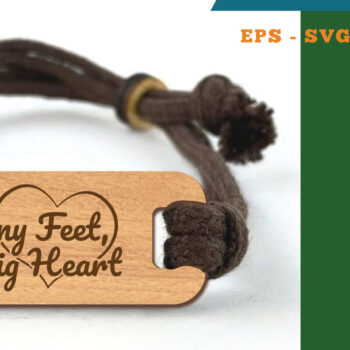 Intra απο ξύλο plywood 3mm-4mm πάχος Βραχιόλι κοπής με λέιζερ μεγάλης καρδιάς Δίασταση 5x5 cm INTRAFABR-118735919 - Image 1