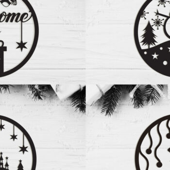 Intra απο ξύλο plywood 3mm-4mm πάχος Μεγάλη δέσμη χριστουγεννιάτικων στολιδιών με λέιζερ Δίασταση 8x8 cm INTRAFABR-110236321 - Image 17