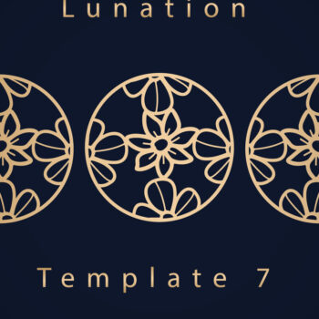 Intra απο ξύλο plywood 3mm-4mm πάχος Big Lunation Floral Cut  Δίασταση 40x40 cm INTRAFABR-69411175 - Image 8