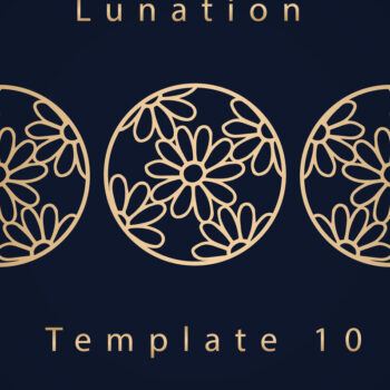 Intra απο ξύλο plywood 3mm-4mm πάχος Big Lunation Floral Cut  Δίασταση 40x40 cm INTRAFABR-69411175 - Image 11