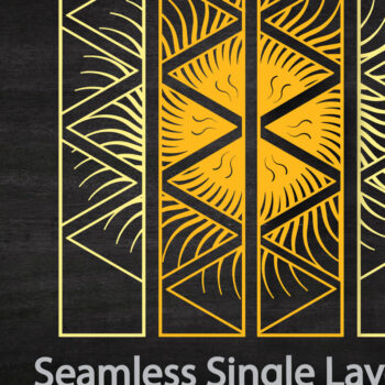 Intra απο ξύλο plywood 3mm-4mm πάχος Μεγάλο Polygon Sun Wall Decor Δίασταση 15x15 cm INTRAFABR-24883518 - Image 3