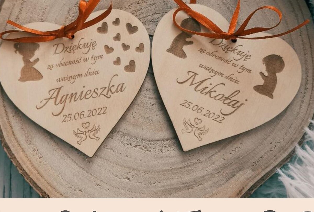 Intra απο ξύλο plywood 3mm-4mm πάχος Μεγάλο ΕΥΧΑΡΙΣΤΩ για το Baptism HEART. Δίασταση 4x4 cm INTRAFABR-30805020