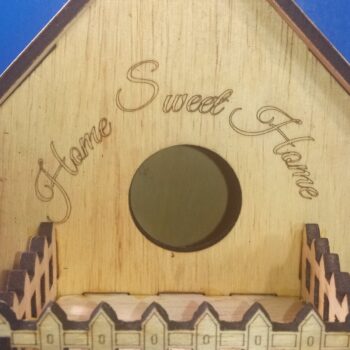 Intra απο ξύλο plywood 3mm-4mm πάχος Bird Box X 3 Τύποι σπιτιών Δίασταση 30x20 cm INTRAFABR-56029457 - Image 3