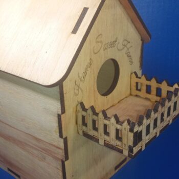 Intra απο ξύλο plywood 3mm-4mm πάχος Bird Box X 3 Τύποι σπιτιών Δίασταση 30x20 cm INTRAFABR-56029457 - Image 4