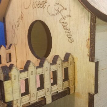 Intra απο ξύλο plywood 3mm-4mm πάχος Bird Box X 3 Τύποι σπιτιών Δίασταση 30x20 cm INTRAFABR-56029457 - Image 7