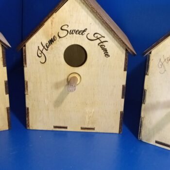Intra απο ξύλο plywood 3mm-4mm πάχος Bird Box X 3 Τύποι σπιτιών Δίασταση 30x20 cm INTRAFABR-56029457 - Image 13