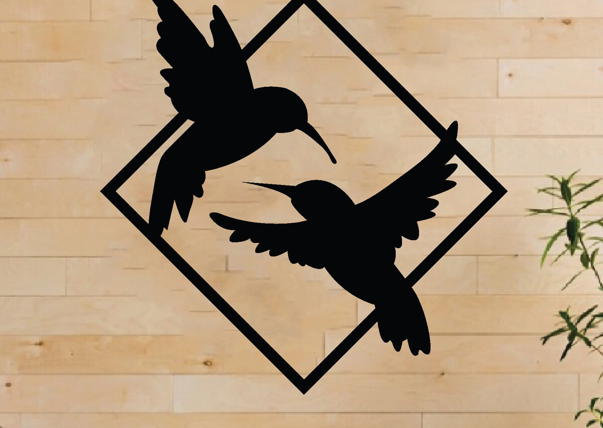 Intra απο ξύλο plywood 3mm-4mm πάχος κοπής με λέιζερ ντεκόρ Bird, Τέχνη τοίχου Δίασταση 40x40 cm INTRAFABR-65356605