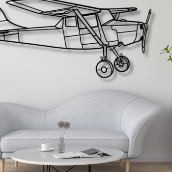 Intra απο ξύλο plywood 3mm-4mm πάχος Διάνυσμα μοντέλο αεροσκάφους πουλιών σκύλου Δίασταση 15x15 cm INTRAFABR-116857532 - Image 1