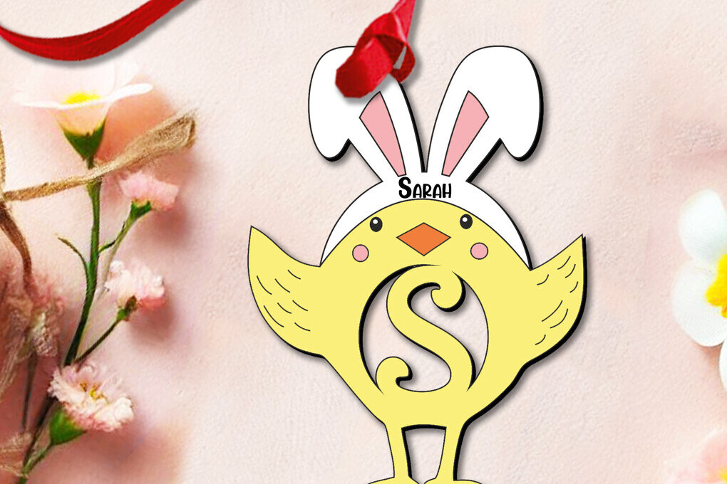 Intra απο ξύλο plywood 3mm-4mm πάχος Πουλί Πασχαλινό στολίδι Επιστολή S Δώρο Δίασταση 8x8 cm INTRAFABR-112719419