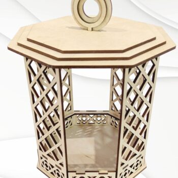 Intra απο ξύλο plywood 3mm-4mm πάχος Bird Feeder Garden Decor Design  Δίασταση 40x40 cm INTRAFABR-118829986 - Image 1