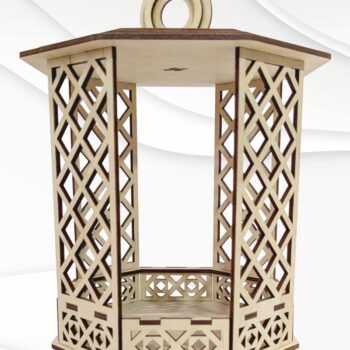 Intra απο ξύλο plywood 3mm-4mm πάχος Bird Feeder Garden Decor Design  Δίασταση 40x40 cm INTRAFABR-118829986 - Image 2