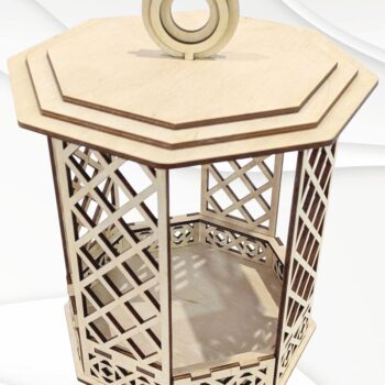 Intra απο ξύλο plywood 3mm-4mm πάχος Bird Feeder Garden Decor Design  Δίασταση 40x40 cm INTRAFABR-118829986 - Image 3