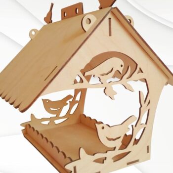 Intra απο ξύλο plywood 3mm-4mm πάχος Bird Feeders  for Δίασταση 15x15 cm INTRAFABR-32274324 - Image 1