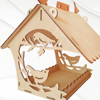 Intra απο ξύλο plywood 3mm-4mm πάχος Bird Feeders  for Δίασταση 15x15 cm INTRAFABR-32274324 - Image 3