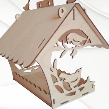 Intra απο ξύλο plywood 3mm-4mm πάχος Bird Feeders  for Δίασταση 15x15 cm INTRAFABR-32274324 - Image 4