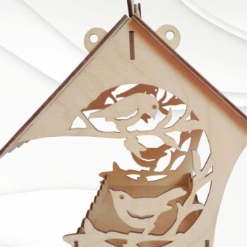 Intra απο ξύλο plywood 3mm-4mm πάχος Bird Feeders  for Δίασταση 15x15 cm INTRAFABR-32274324 - Image 5