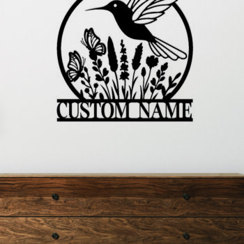 Intra απο ξύλο plywood 3mm-4mm πάχος Μεταλλικές επιγραφές πουλιών Δίασταση 30x20 cm INTRAFABR-111468122 - Image 2