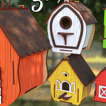 Intra απο ξύλο plywood 3mm-4mm πάχος Birdhouse | Τροφοδότης πουλιών Δίασταση 15x15 cm INTRAFABR-122677866 - Image 1