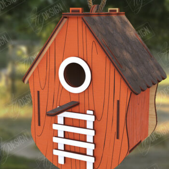 Intra απο ξύλο plywood 3mm-4mm πάχος Birdhouse | Τροφοδότης πουλιών Δίασταση 15x15 cm INTRAFABR-122677866 - Image 3