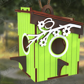 Intra απο ξύλο plywood 3mm-4mm πάχος Birdhouse | Τροφοδότης πουλιών Δίασταση 15x15 cm INTRAFABR-122677866 - Image 4