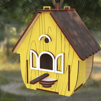 Intra απο ξύλο plywood 3mm-4mm πάχος Birdhouse | Τροφοδότης πουλιών Δίασταση 15x15 cm INTRAFABR-122677866 - Image 5