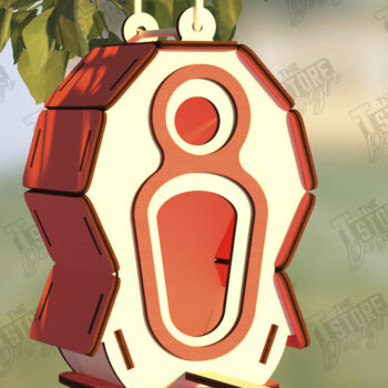 Intra απο ξύλο plywood 3mm-4mm πάχος Birdhouse | Τροφοδότης πουλιών Δίασταση 15x15 cm INTRAFABR-122545302 - Image 2