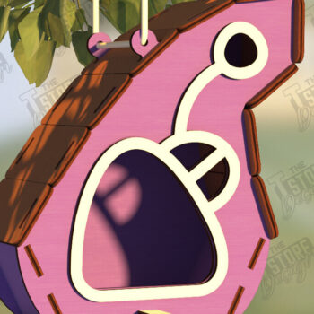 Intra απο ξύλο plywood 3mm-4mm πάχος Birdhouse | Τροφοδότης πουλιών Δίασταση 15x15 cm INTRAFABR-122545302 - Image 3