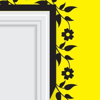 Intra απο ξύλο plywood 3mm-4mm πάχος Birds and Butterfly Door Corner 5 Δίασταση 15x15 cm INTRAFABR-32834768 - Image 4