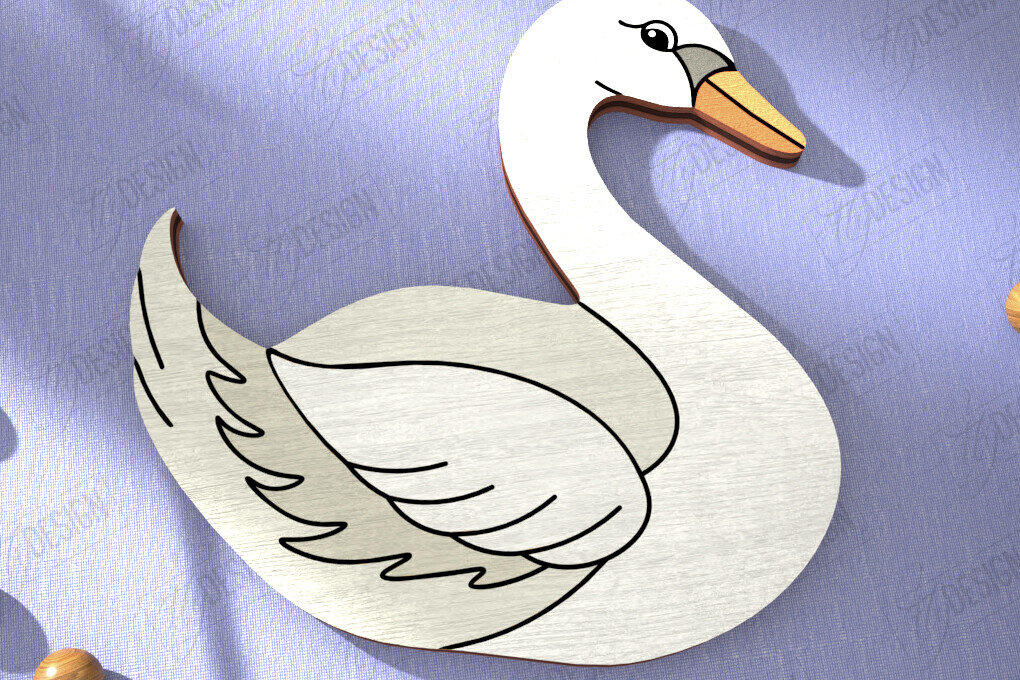 Intra απο ξύλο plywood 3mm-4mm πάχος Καρφίτσα πουλιών | Κοσμήματα | Αξεσουάρ Δίασταση 15x15 cm INTRAFABR-110748036