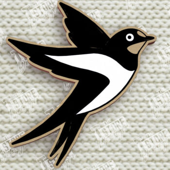 Intra απο ξύλο plywood 3mm-4mm πάχος Πουλιά Καρφίτσες | Αξεσουάρ |CNC Δίασταση 15x15 cm INTRAFABR-109016478 - Image 2