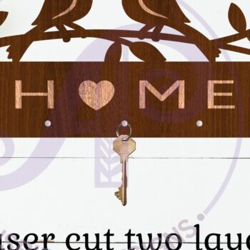 Intra απο ξύλο plywood 3mm-4mm πάχος Σχέδια κλειδαριάς πουλιών από ξύλο και μέταλλο Δίασταση 12x12 cm INTRAFABR-119686945 - Image 2