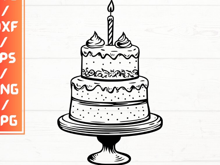 Intra απο ξύλο plywood 3mm-4mm πάχος Τούρτα γενεθλίων , , EPS, JPG, Δίασταση 15x15 cm INTRAFABR-115722806