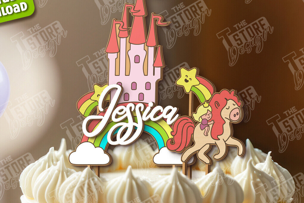 Intra απο ξύλο plywood 3mm-4mm πάχος Τούρτα γενεθλίων Topper | CNC Δίασταση 15x15 cm INTRAFABR-122004705