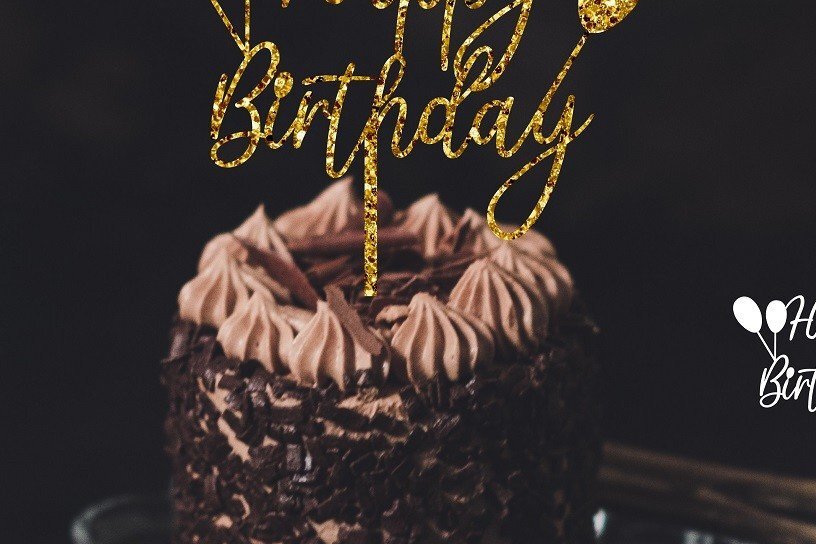 Intra απο ξύλο plywood 3mm-4mm πάχος Τούρτα γενεθλίων Topper Δίασταση 15x15 cm INTRAFABR-39687342