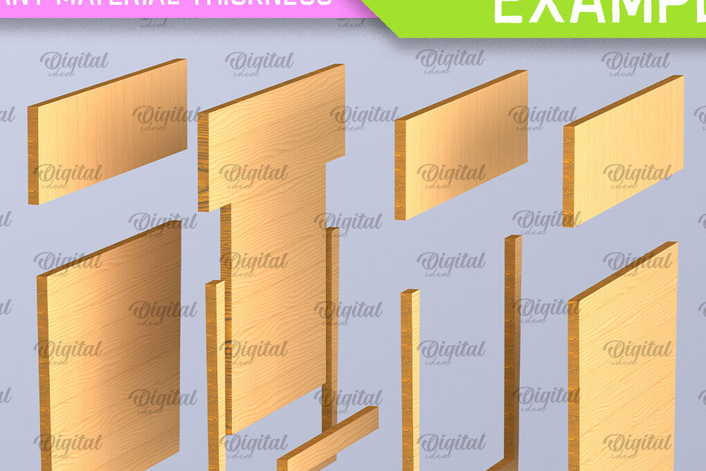 Intra απο ξύλο plywood 3mm-4mm πάχος Δωροθήκης γενεθλίων Δίασταση 15x15 cm INTRAFABR-96562493 - Image 3