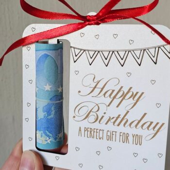 Intra απο ξύλο plywood 3mm-4mm πάχος Holder γενεθλίων Δίασταση 15x15 cm INTRAFABR-120970781 - Image 1