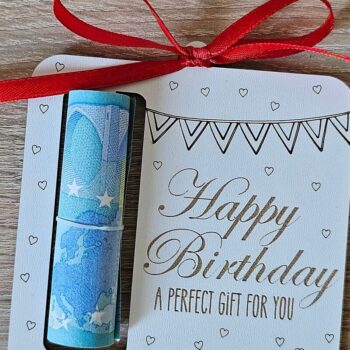 Intra απο ξύλο plywood 3mm-4mm πάχος Holder γενεθλίων Δίασταση 15x15 cm INTRAFABR-120970781 - Image 2