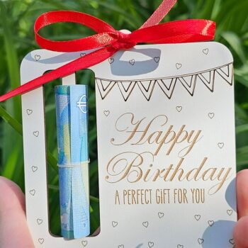 Intra απο ξύλο plywood 3mm-4mm πάχος Holder γενεθλίων Δίασταση 15x15 cm INTRAFABR-120970781 - Image 4