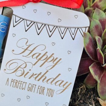 Intra απο ξύλο plywood 3mm-4mm πάχος Holder γενεθλίων Δίασταση 15x15 cm INTRAFABR-120970781 - Image 5