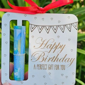 Intra απο ξύλο plywood 3mm-4mm πάχος Holder γενεθλίων Δίασταση 15x15 cm INTRAFABR-120970781 - Image 6